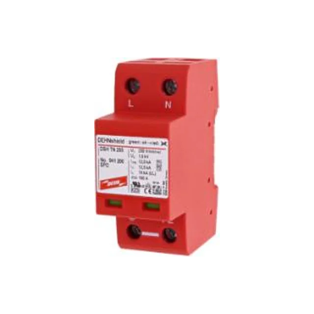 Dehn απαγωγέας υπέρτασης B+C Τύπος 1+2 2P 12,5/25kA 1,5kV DEHNshield TT 2P 255 941110