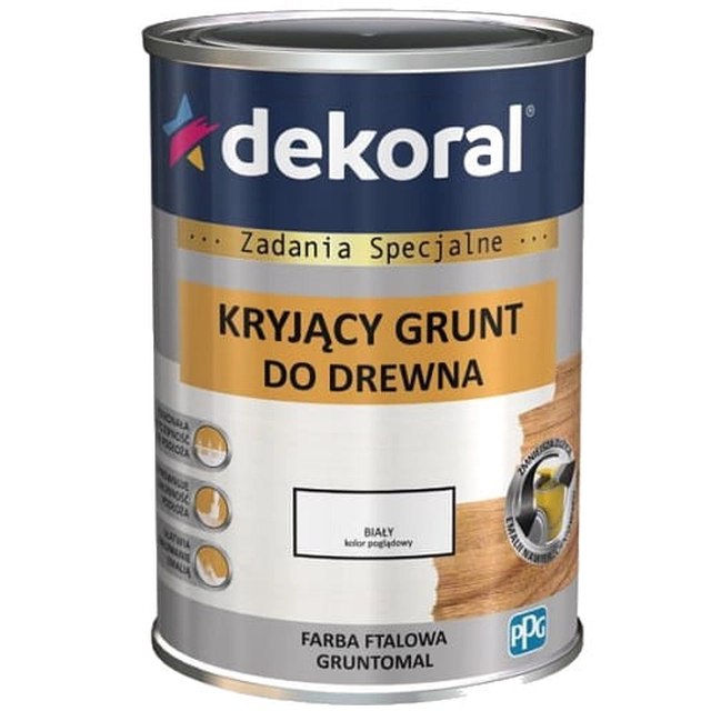 Dekoral Gruntomal Phthalowa barva za les bela 5l