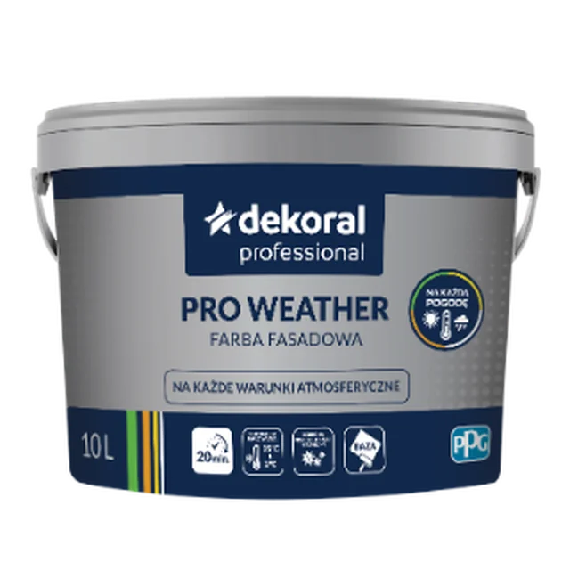 Dekoral Professional Pro Weather fasādes krāsa 5L