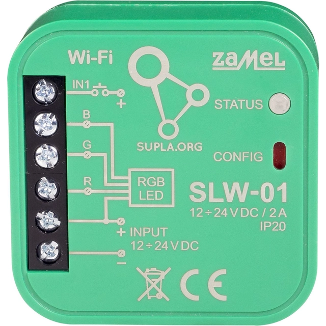 Δέκτης Wi-Fi Zamel Ελεγκτής LED Zamel RGB SLW-01 (SPL10000006)