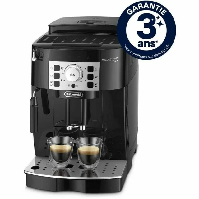 DeLonghi szuperautomata kávéfőző ECAM22.140.B 1450 W Fekete 1450 W