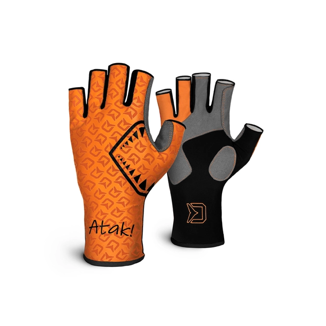 Delphin Atak three-quarter gloves!75F Size: L