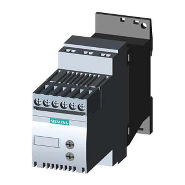 Démarrage progressif Siemens 3-fazowy 200-480VAC 12,5A 5,5kW/400V Uc=110-230V CA/CC S00 (3RW3017-1BB14)