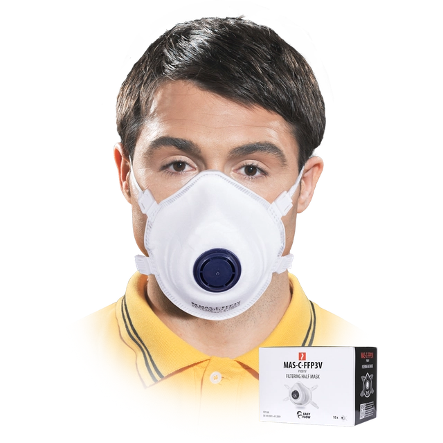 Demi-masque filtrant MAS-C-FFP3V