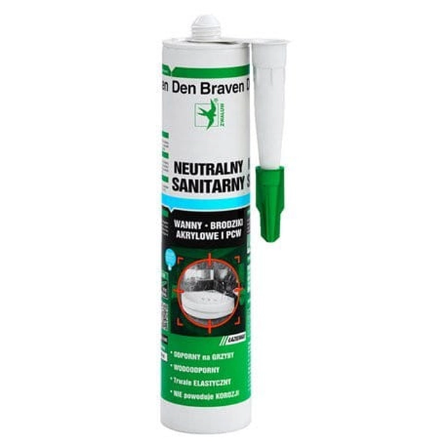 Den Braven sanitair siliconen kleurloos 280 ml