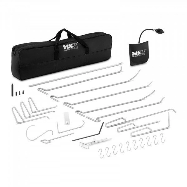 Dent removal kit - 15 hooks + accessories MSW 10061538 MSW-DA-10