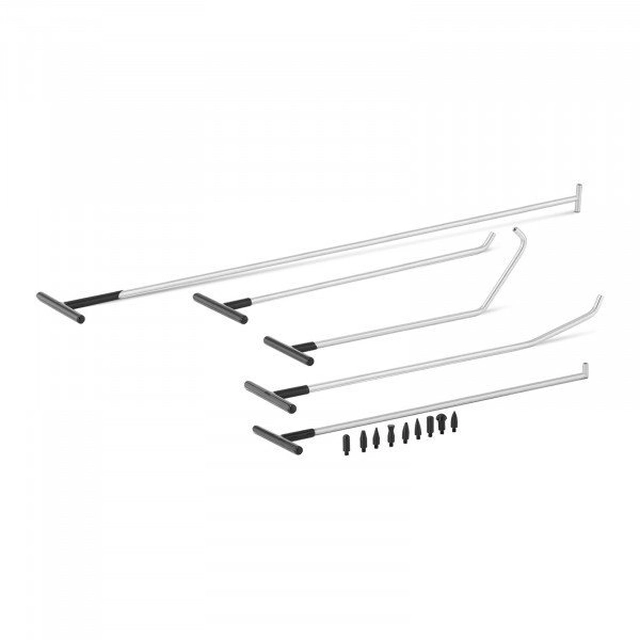 Dent removal kit - 5 rods - stainless steel MSW 10061549 MSW-DA-21