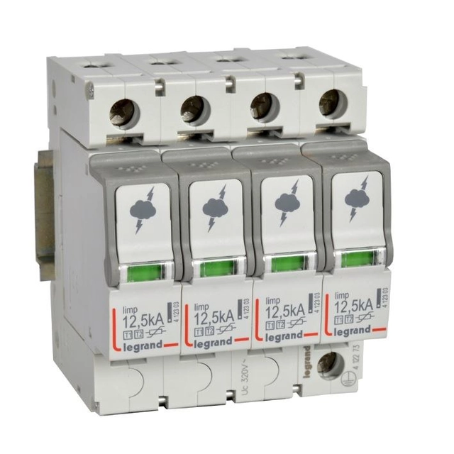 Descărcător de supratensiune T1+T2 12,5/60 4P