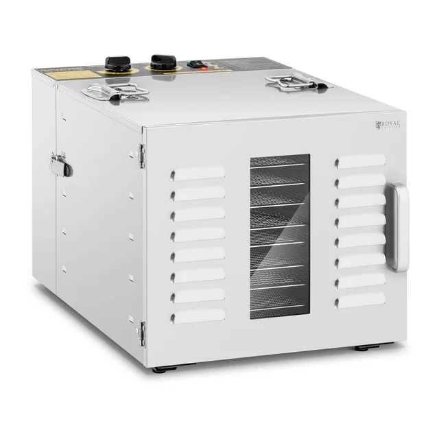 Deshidrator alimente 10 niveluri, 1000 W, oțel inoxidabil