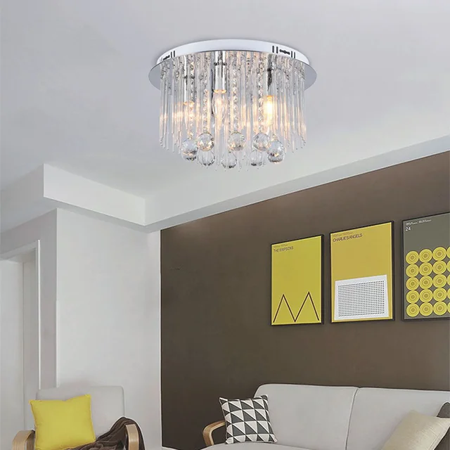 Designer Ceiling Lights - Designer Ceiling Fittings E14 - IP20 - Chrome - Model No: - VT-7969