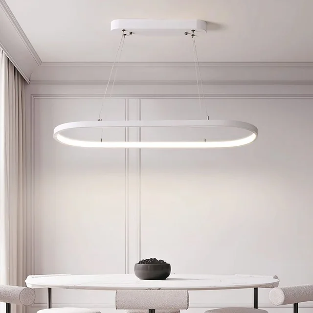 Designer Ceiling Lights - Designer Hanging Lights - IP20 - White Body - 24 Watts - 2760 Lumens - 4000K