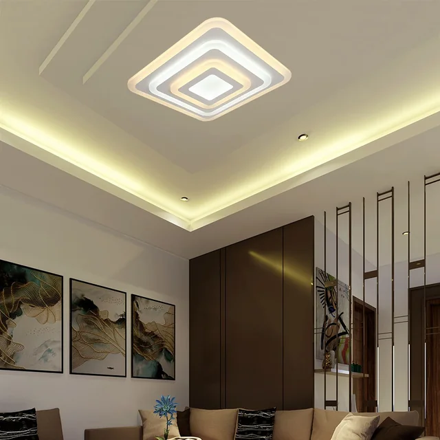 Designer Ceiling Lights - Designer Lights - IP20 - White - 77 Watts - 6700 Lumens - 3IN1