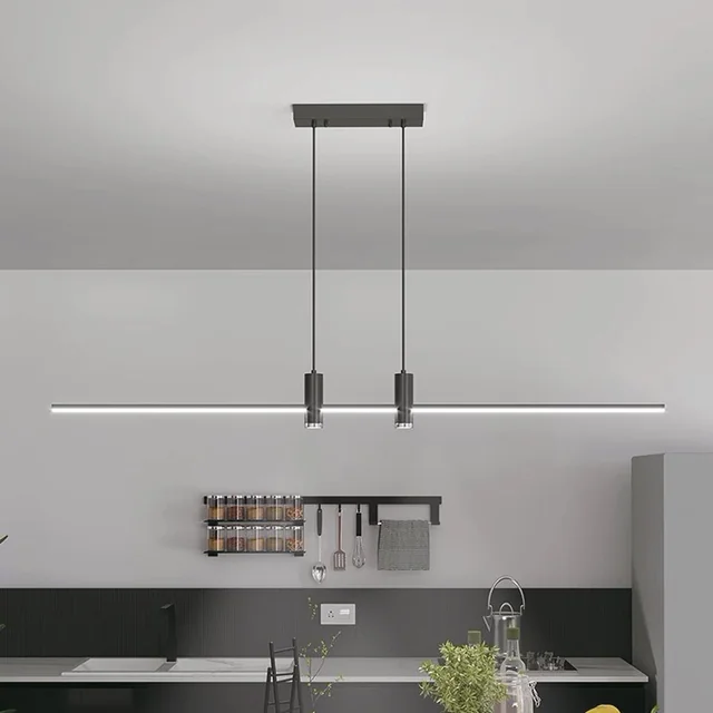 Designer mennyezeti lámpák – Designer függőlámpák – IP20 – Fekete test – 19 Watt – 2160 Lumen – 3000K – Modellszám: – VT-7827