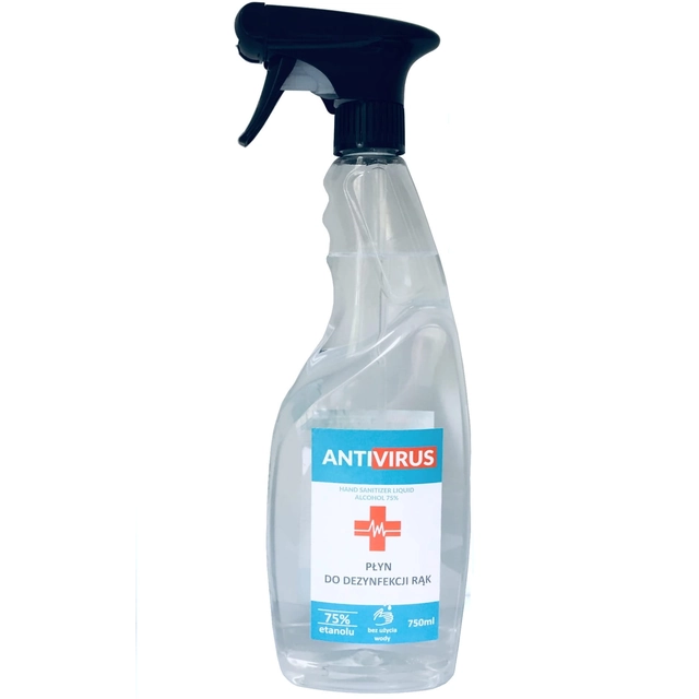 Desinfectante de manos y superficies - Antivirus 750ml