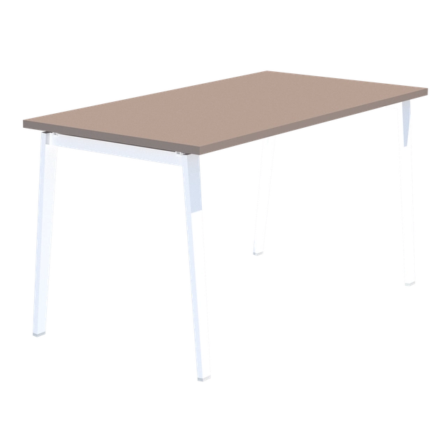 Desk with metal A-shaped legs - A-DS1600