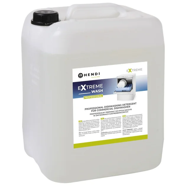 Detergente liquido professionale per lavastoviglie 20l Hendi 975046 - Efficace