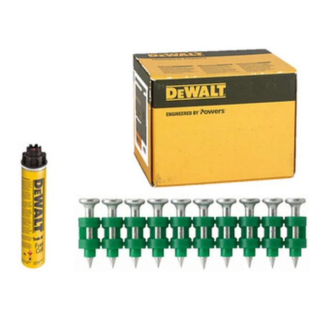 DeWalt 2,6 x 25 mm | 0° clavo de hormigón 700 piezas