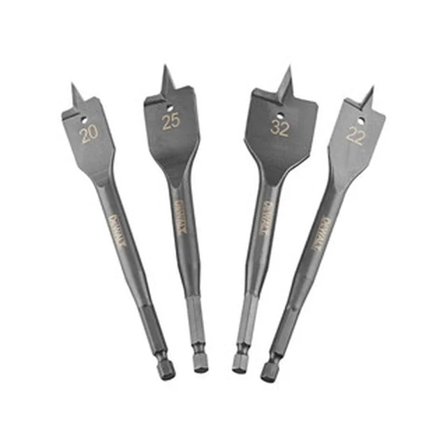 DeWalt 4 set de burghie plat