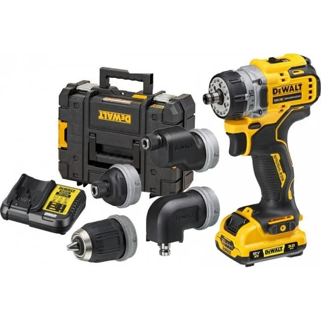 Dewalt boormachine DCD703L2T 12 V 2 x accu 3 Ah