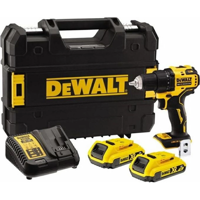 Dewalt boormachine DCD708D2T 18 V 2 x accu 2 Ah