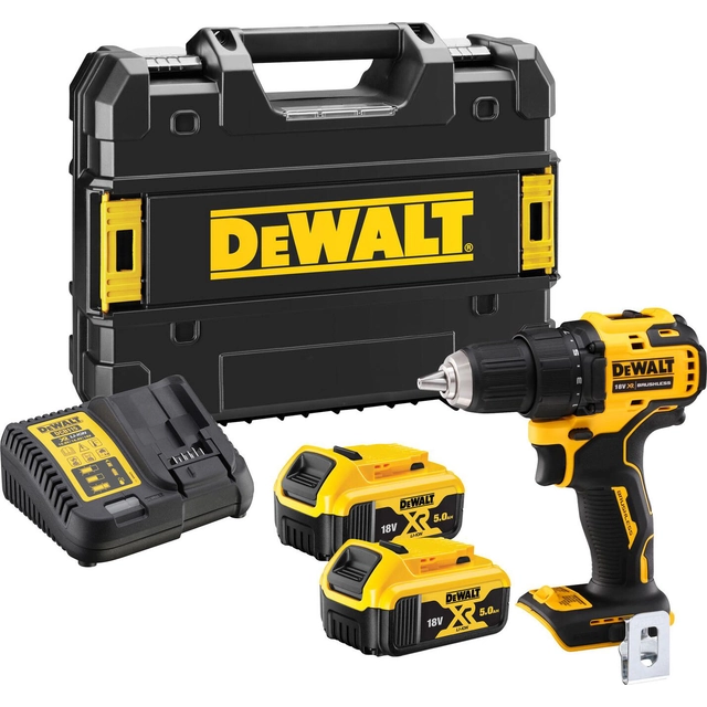 Dewalt borr/skruvdragare DCD708P2T 18 V 2 x batteri 5 Ah