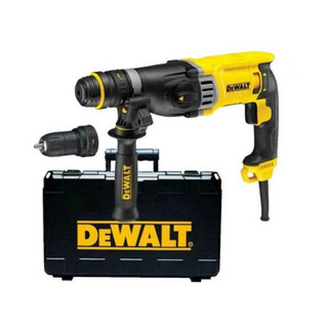 DeWalt D25144K-QS електроперфоратор 3 J | У бетоні: 28 мм | 3,1 кг | 900 W | SDS-Plus | У валізі