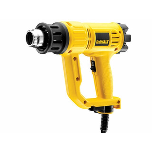 DeWalt D26411-QS električni ročni puhalnik vročega zraka 50 - 400 °C/50 - 600 °C | 0,25 m³/perc/0,45 m³/min | 1800 W | V kartonski škatli