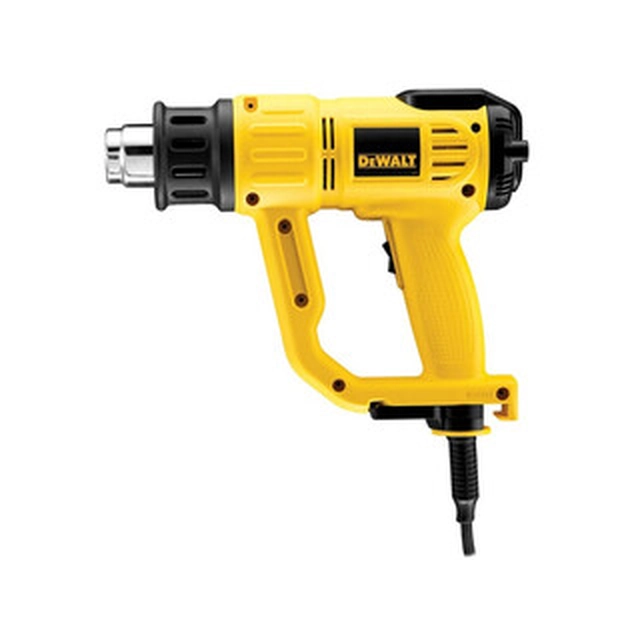 DeWalt D26414-QS sähkökäyttöinen manuaalinen kuumailmapuhallin 50 - 600 °C | 0,65 m³/min | 2000 W | Pahvilaatikossa