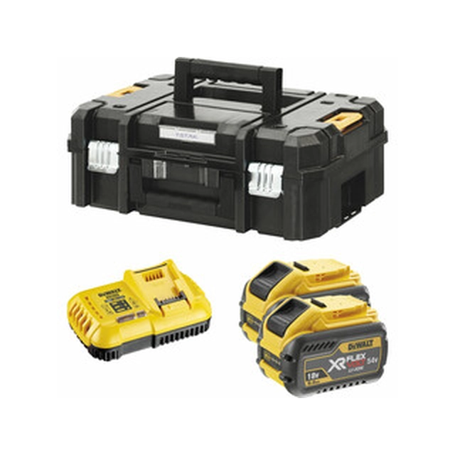 DeWalt DCB118X2T-QW akku- ja laturisarja 18 V/54 V | 9 Ah