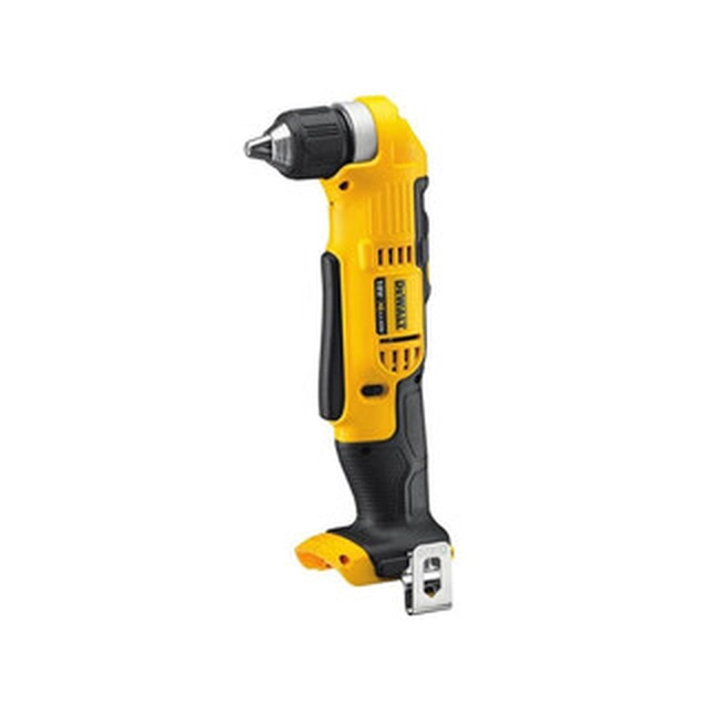 DeWalt DCD740N-XJ akkukulmaporakone 18 V | 11 Nm/33 Nm | 1 - 10 mm | Hiiliharja | Ilman akkua ja laturia | Pahvilaatikossa