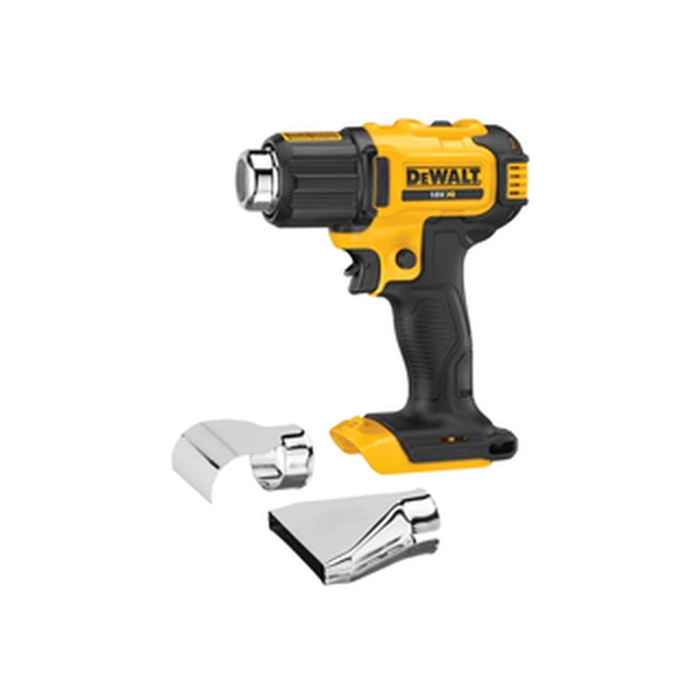 DeWalt DCE530N-XJ akumuliatorinis karšto oro pūstuvas 18 V | 290 - 530 °C | Anglies šepetėlis | Be akumuliatoriaus ir pakrovejaus