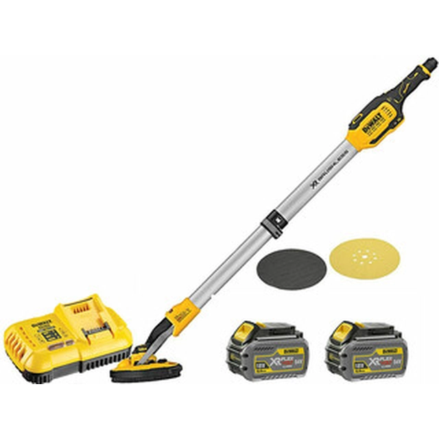 DeWalt DCE800T2-QW accu-muurschuurmachine Giraffe 18 V | 1200 - 1600 mm | 2 x 6 Ah-accu + lader