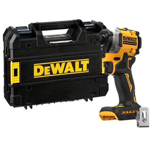 DeWalt DCF850NT-XJ cordless impact driver with bit holder 18 V | 206 Nm | 1/4 bits | Carbon Brushless | Without battery and charger | TSTAK in a suitcase