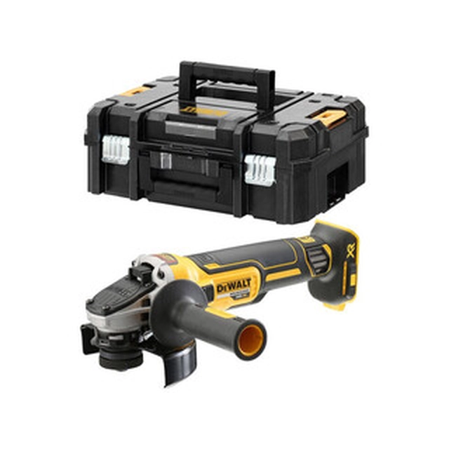 DeWalt DCG405NT-XJ Akku-Winkelschleifer 18 V | 125 mm | 9000 U/min | Carbon bürstenlos | Ohne Akku und Ladegerät | TSTAK im Koffer