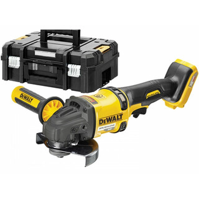 DeWalt DCG418NT-XJ akumulátorová uhlová brúska 54 V | 125 mm | 9000 RPM | Carbon Brushless | Bez batérie a nabíjačky | TSTAK v kufri