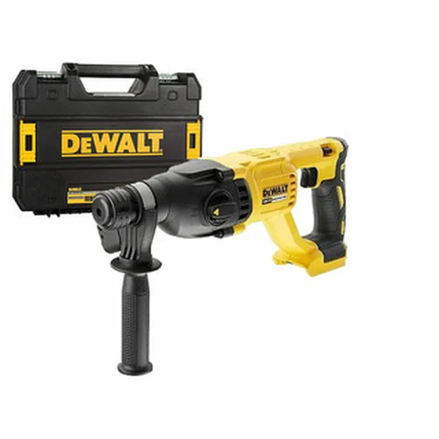 DeWalt DCH133NT-XJ accu-klopboormachine 18 V | 2,6 J | In beton 26 mm | 2,3 kg | Koolborstelloos | Zonder accu en oplader | TSTAK in een koffer