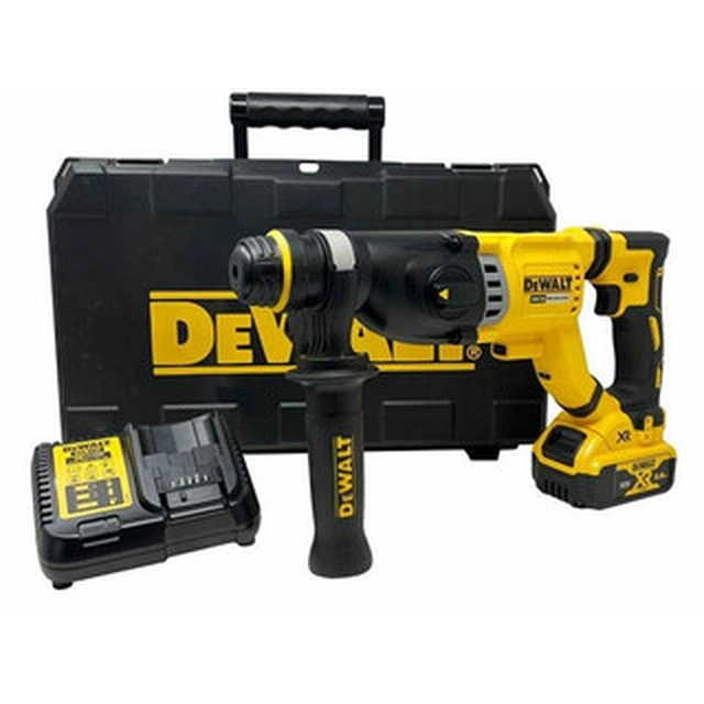 DeWalt DCH263P1-QW akkus fúró-vésőkalapács 18 V | 3 J | Betonban 28 mm | 3,3 kg | Szénkefementes | 1 x 5 Ah akku + töltő | Kofferben