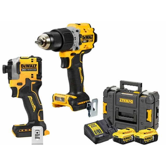 DeWalt DCK2051H2T machine package in TSTAK case