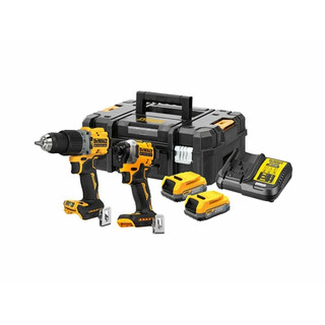 DeWalt DCK2052H2T-QW mašinos paketas TSTAK dėkle