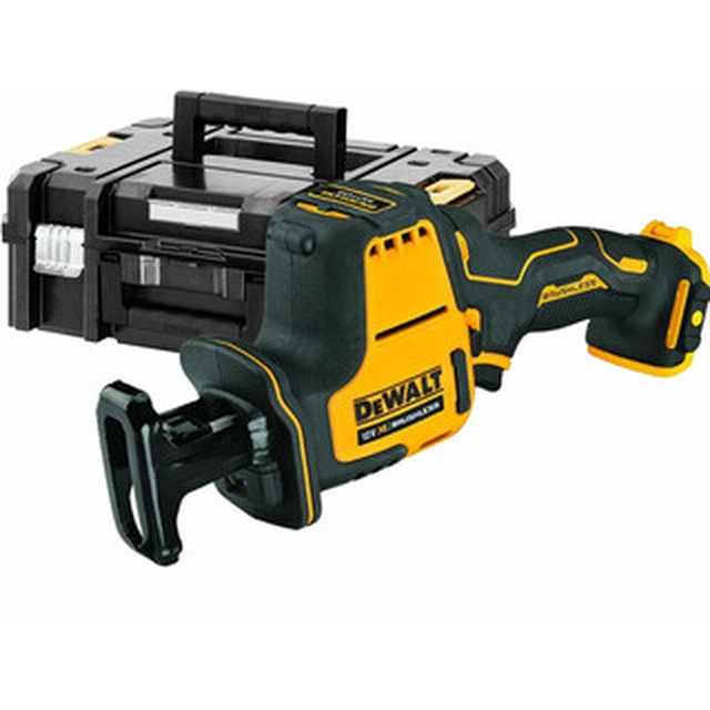 DeWalt DCS312NT-XJ akumulátorová přímočará pila 12 V | 90 mm | Carbon Brushless | Bez baterie a nabíječky | TSTAK v kufru