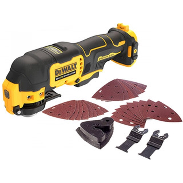 DeWalt DCS353N-XJ cordless oscillating multi-machine 12 V | 0 - 180001/min | Oscillation angle 3,2 ° | Carbon Brushless | Without battery and charger | In a cardboard box