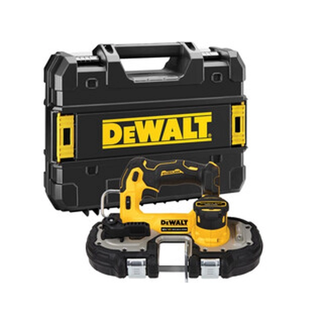 DeWalt DCS377NT-XJ cordless manual bandsaw 18 V | Saw band 690 mm x 12,7 mm x 0,5 mm | Carbon Brushless | Without battery and charger | In a suitcase