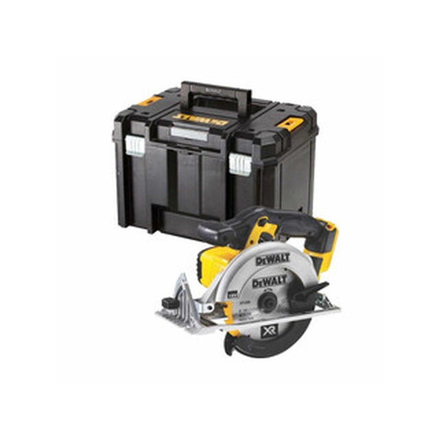 DeWalt DCS391NT-XJ cordless circular saw 18 V | Circular saw blade 165 mm x 20 mm | Cutting max. 55 mm | Carbon brush | Without battery and charger | TSTAK in a suitcase