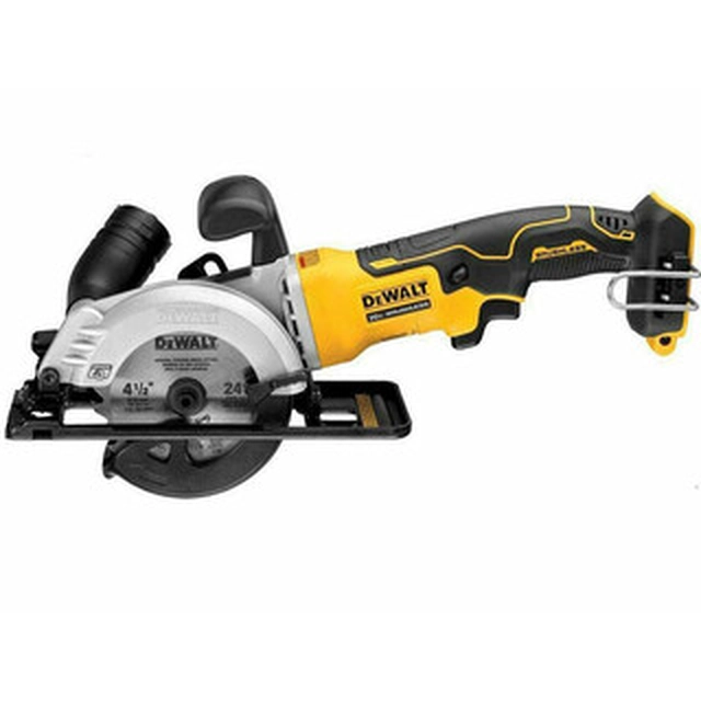 DeWalt DCS571N-XJ akumulatora ripzāģis 18 V | Ripzāģa asmens 115 mm x 9,5 mm | Griešanas maks. 38 mm | Oglekļa brushless | Bez akumulatora un lādētāja | Kartona kastē