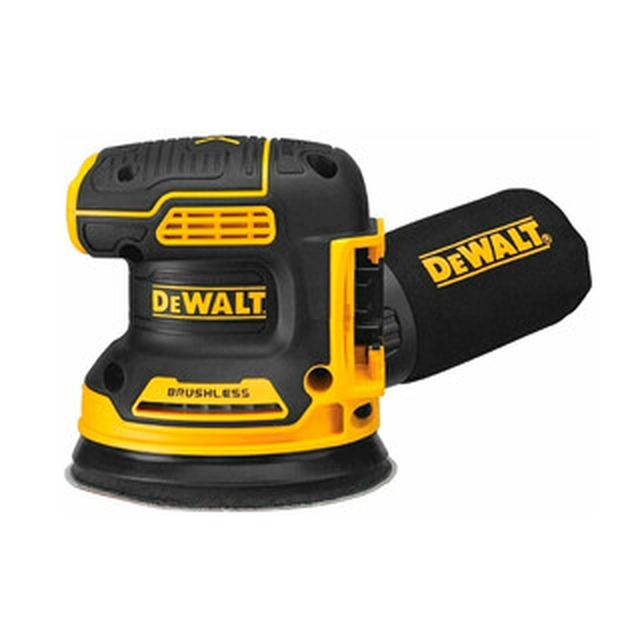 DeWalt DCW210N-XJ akumulatora ekscentriskā slīpmašīna 18 V | Oglekļa brushless | Bez akumulatora un lādētāja | Kartona kastē