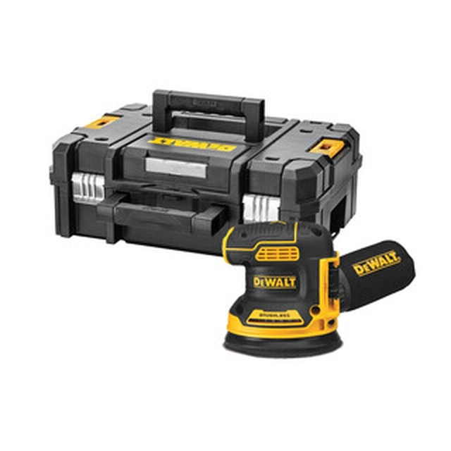 DeWalt DCW210NT-XJ cordless eccentric sander 18 V | Carbon Brushless | Without battery and charger | TSTAK in a suitcase