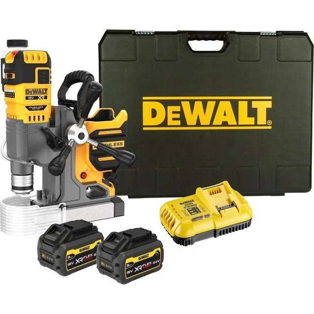 Dewalt DEWALT bore-/skruemaskine.BOR MED MAGNETFOD 18V DCD1623X2G 2x9.0Ah GNF