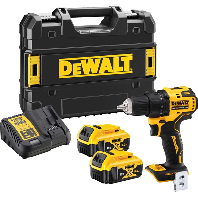 Dewalt drill/driver DCD708P2T 18 V 2 x battery 5 Ah