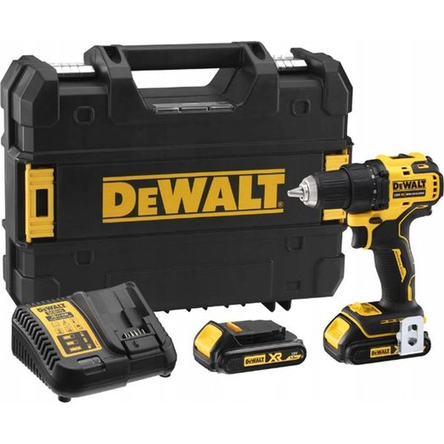 Dewalt drill/driver DCD708S2T 18 V 2 x battery 1.5 Ah