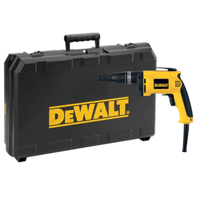 DeWalt DW275KN-QS electric screwdriver with depth stop 230 V | 540 W | 10 Nm | 1/4 bits | 0 - 5300 RPM | In a suitcase